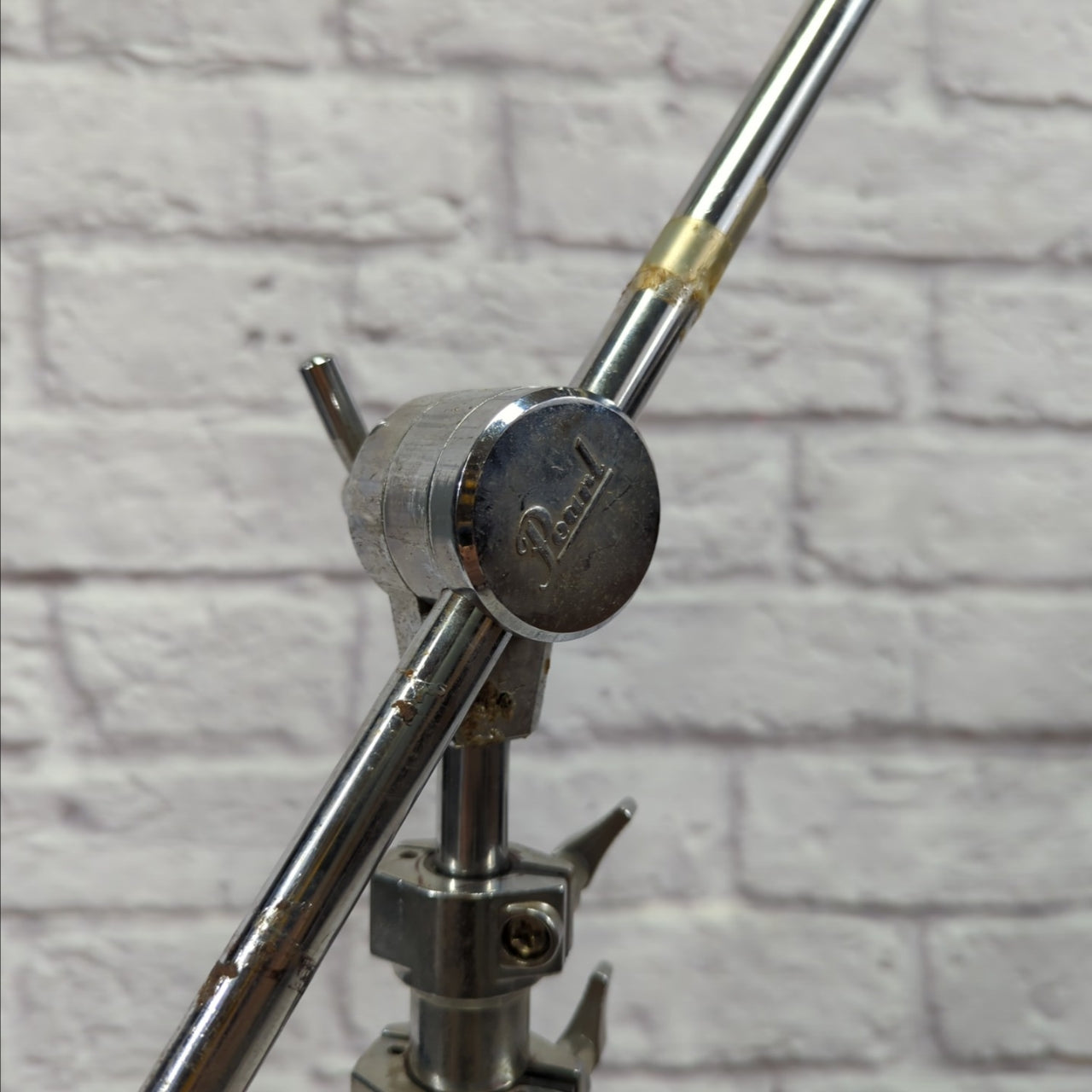 Pearl Heavy Duty Single Braced Mini Boom Cymbal Stand with Tilter 1980s Red Label