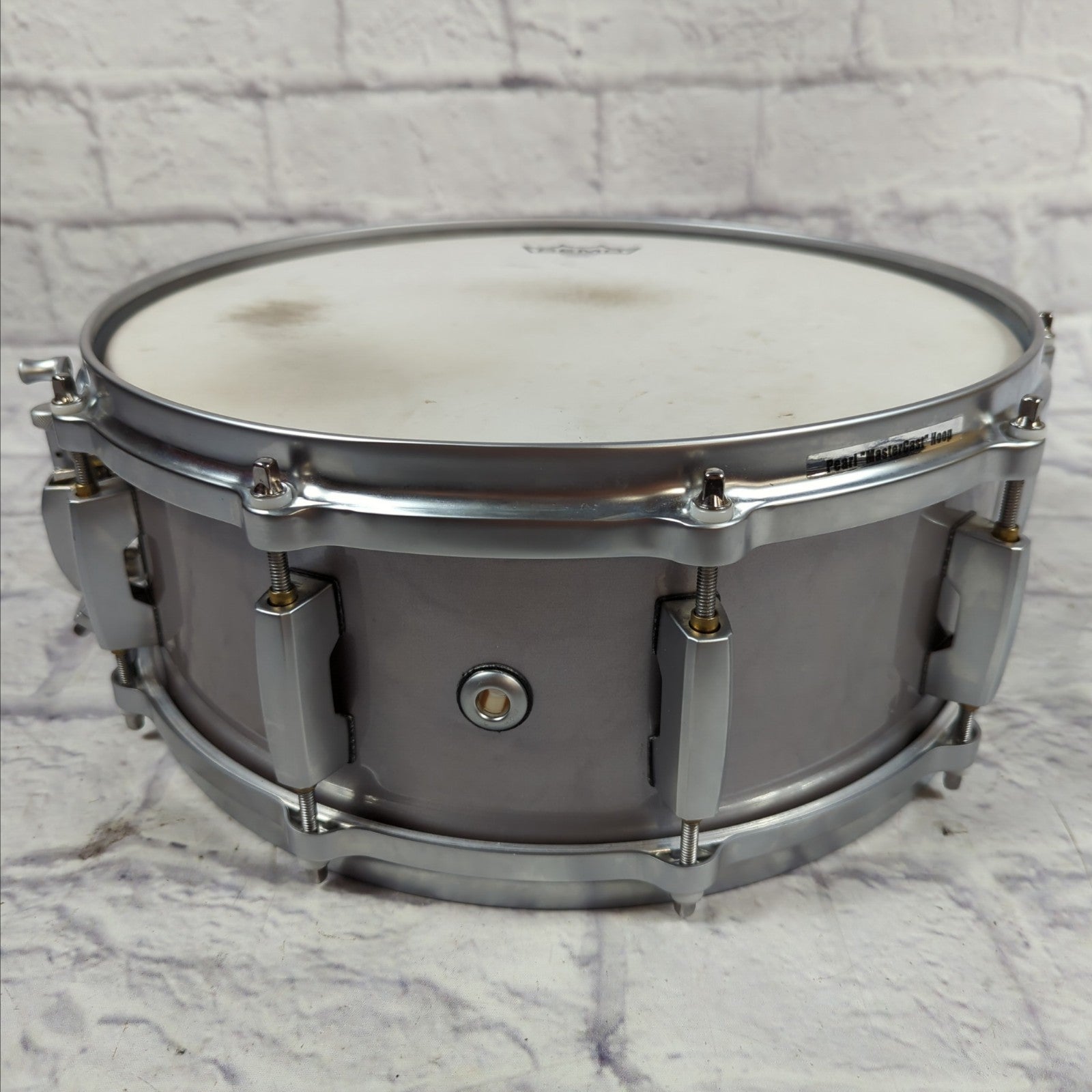 Pearl Masters Studio Birch Shell 14x5" Snare Silver Mist