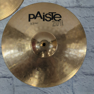 Paiste 201 14 Hi Hat Cymbal Pair