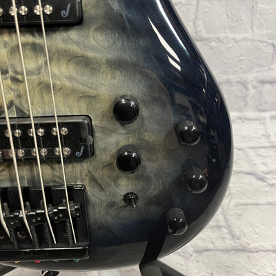 Jackson Pro SBXQ V 5 String Bass Transparent Black