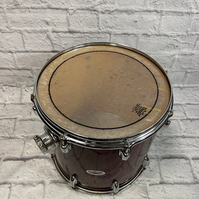 Slingerland 14x14 Rack Tom Red 1980s Sticker Badge