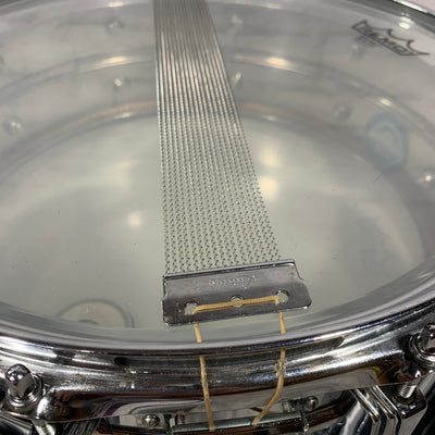 Vintage 1979 Ludwig Supraphonic 10 Lug Blue Olive Pointed Badge 14 x 5 Snare