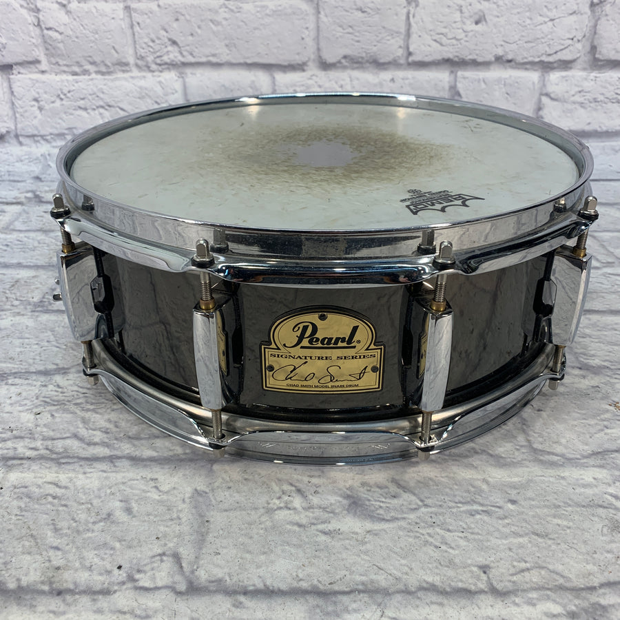 Pearl 14x5 Chad Smith Signature Series Black Nickel Plated Steel Shell