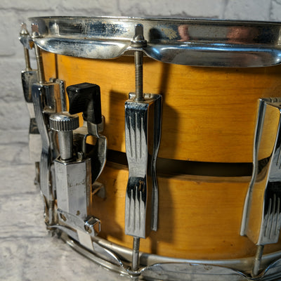 Vintage 1980s Ludwig 8 x 14 Classic Slotted Coliseum Snare Drum