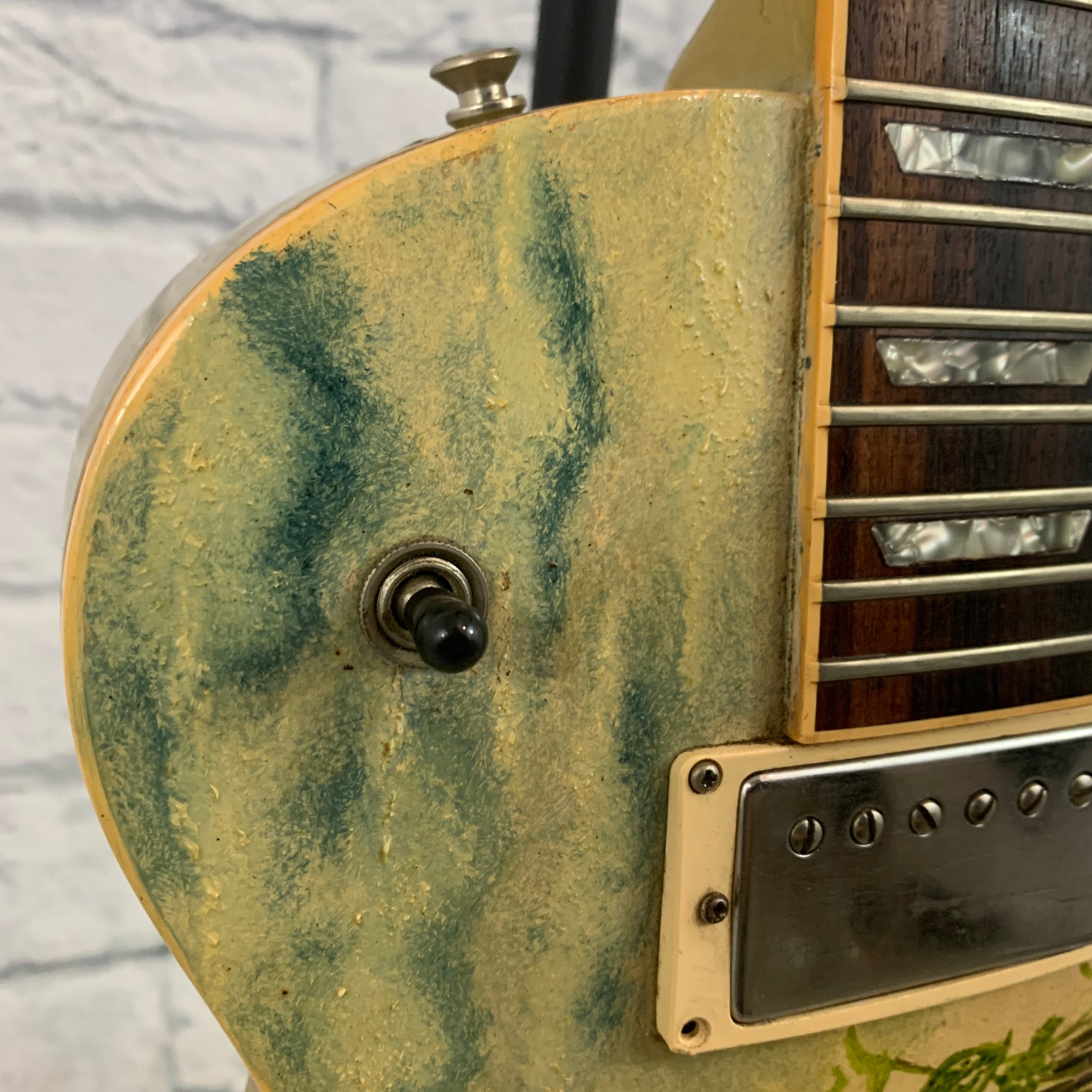 1980 Gibson Les Paul Electric Guitar - Psychedelic