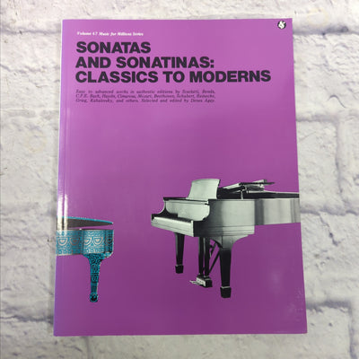 Music Sales Sonatas and Sonatinas: Classics to Moderns Music Sales America Series Vol 67