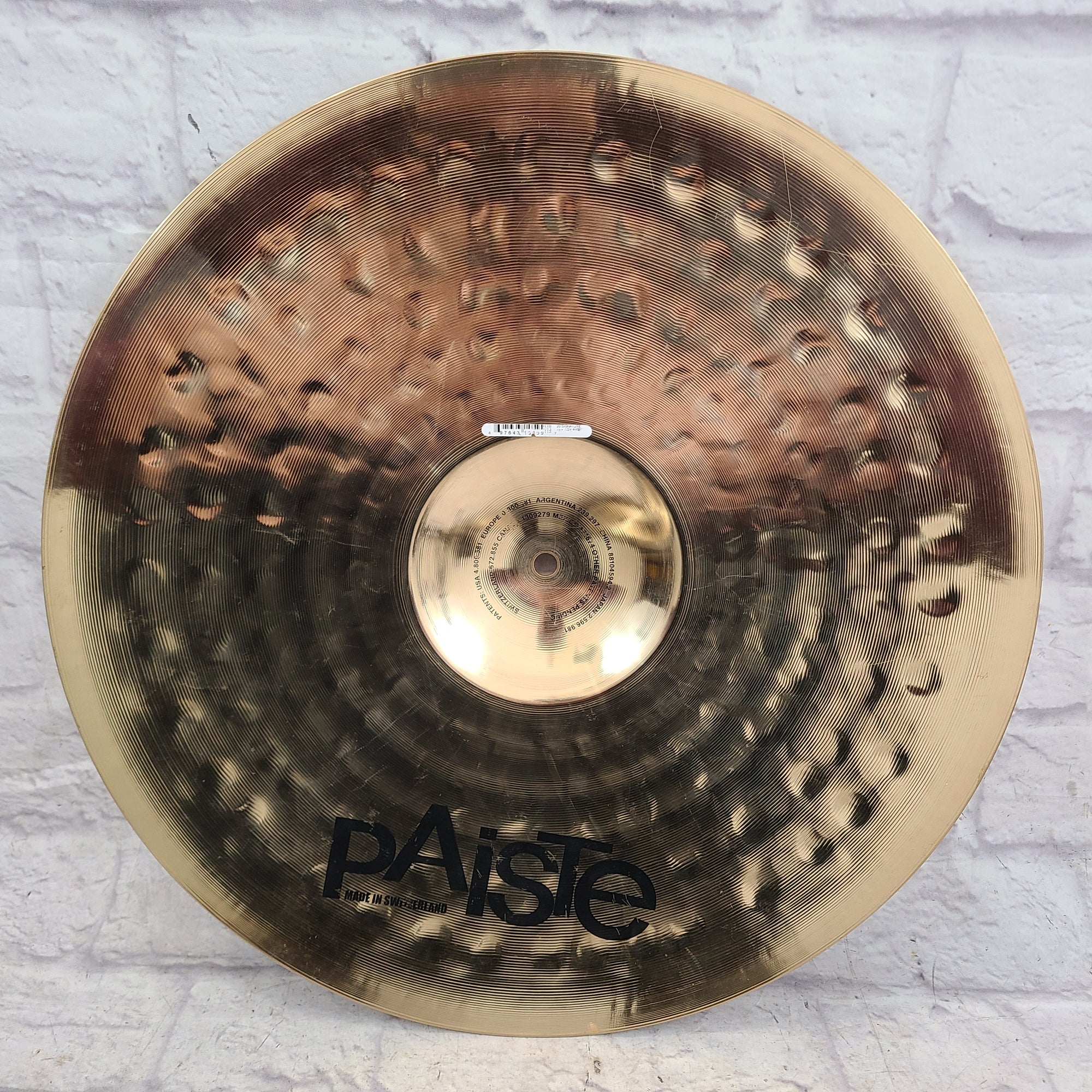 Paiste Reflector 20" Dry Ride Crash Ride Cymbal