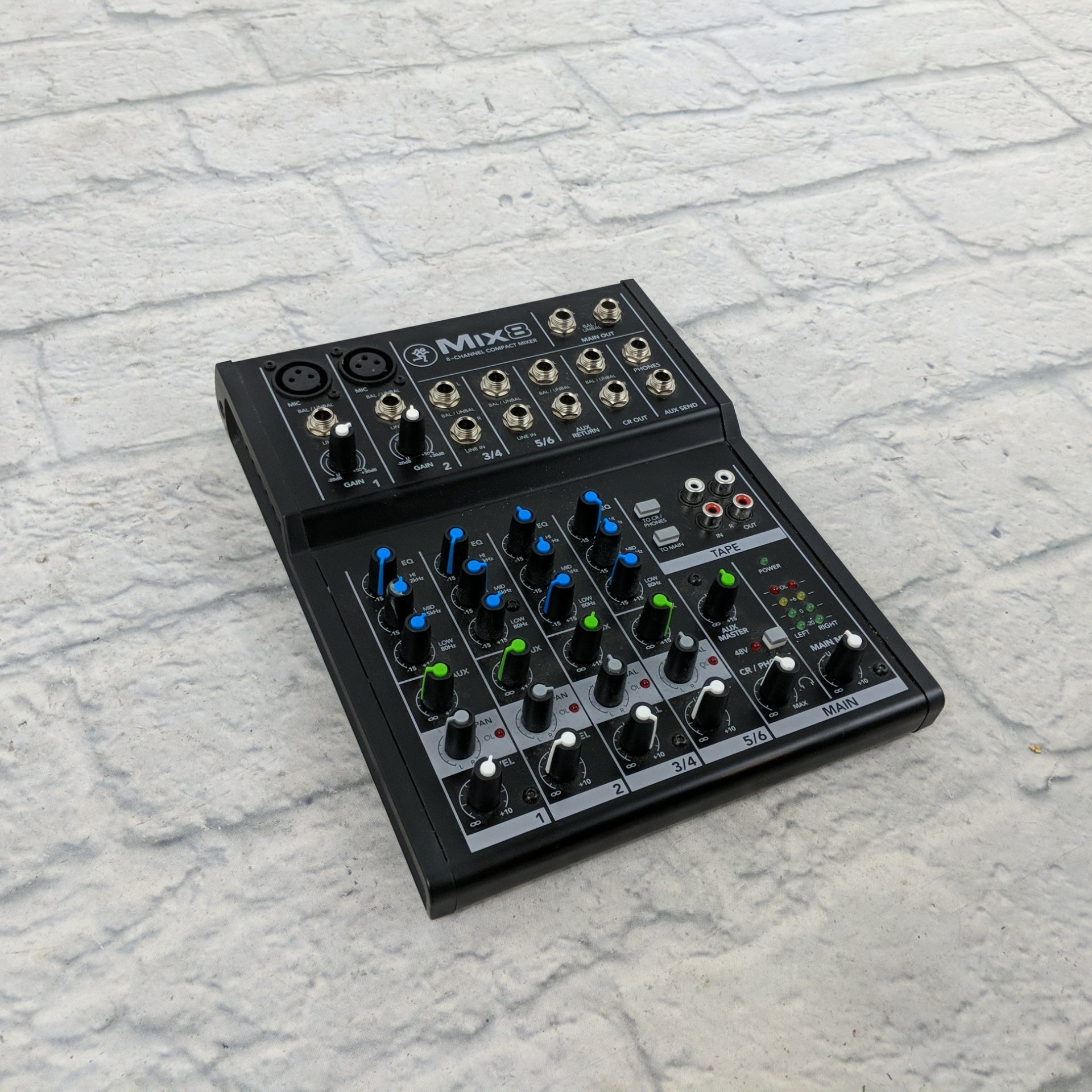 Mackie Mix8 8チャンネルミキサー MACKIE MIX8 8チャンネル コンパクト ミキサー マッキー 【 仙台