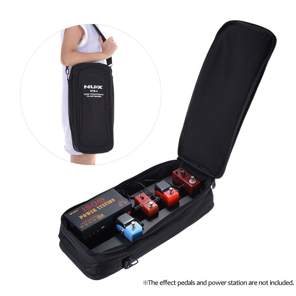NuX STB-4 Effects Pedal Board w Bag