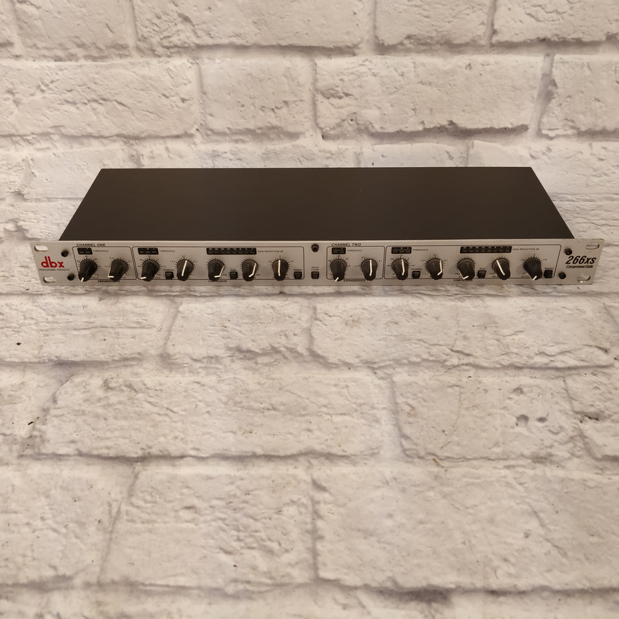 DBX 266XS Stereo Compressor Limiter & Noise Gate Dynamics Processor