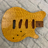 1990s Warmoth EVH Velocity Body - AAA Quilted Maple Figured Top over 1pc Honduras Mahogany