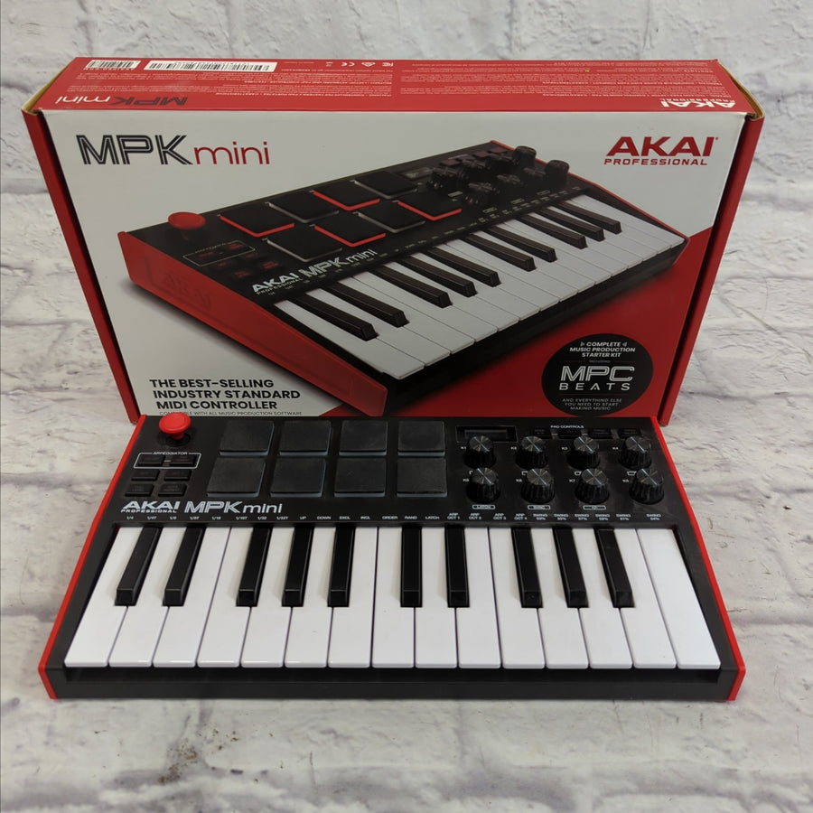 Akai MPK Mini MK3 25 Key Controller Red