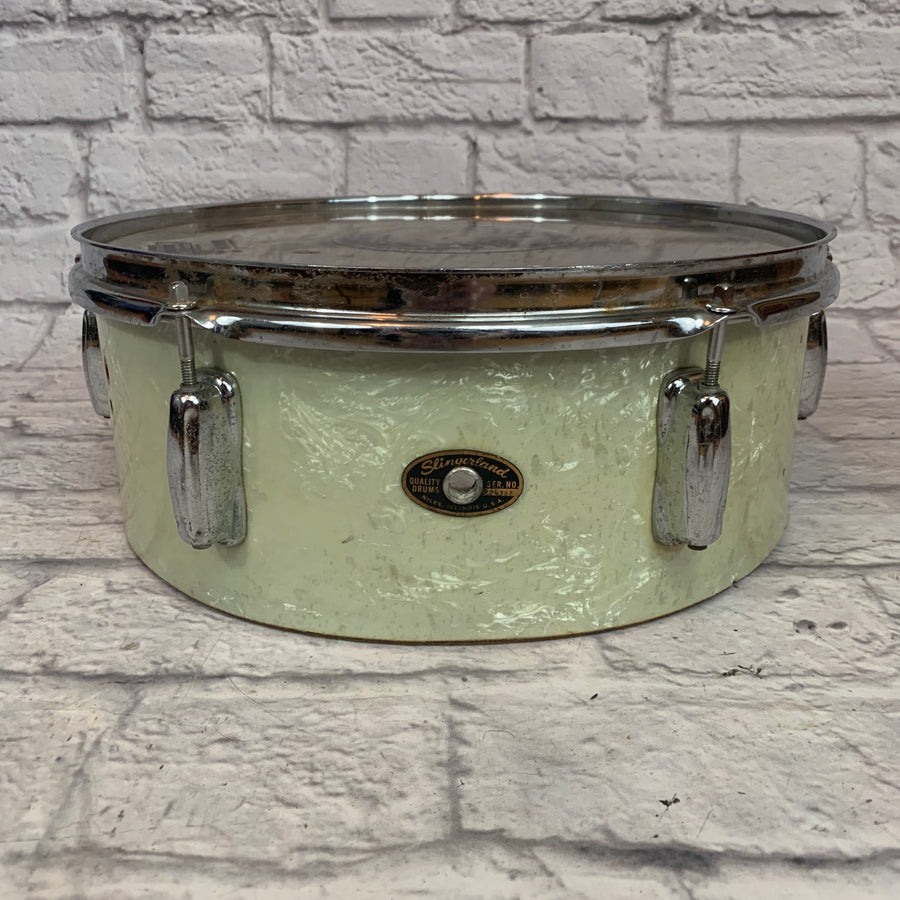 Slingerland Snare Drum Shell White Marine Pearl 1960's