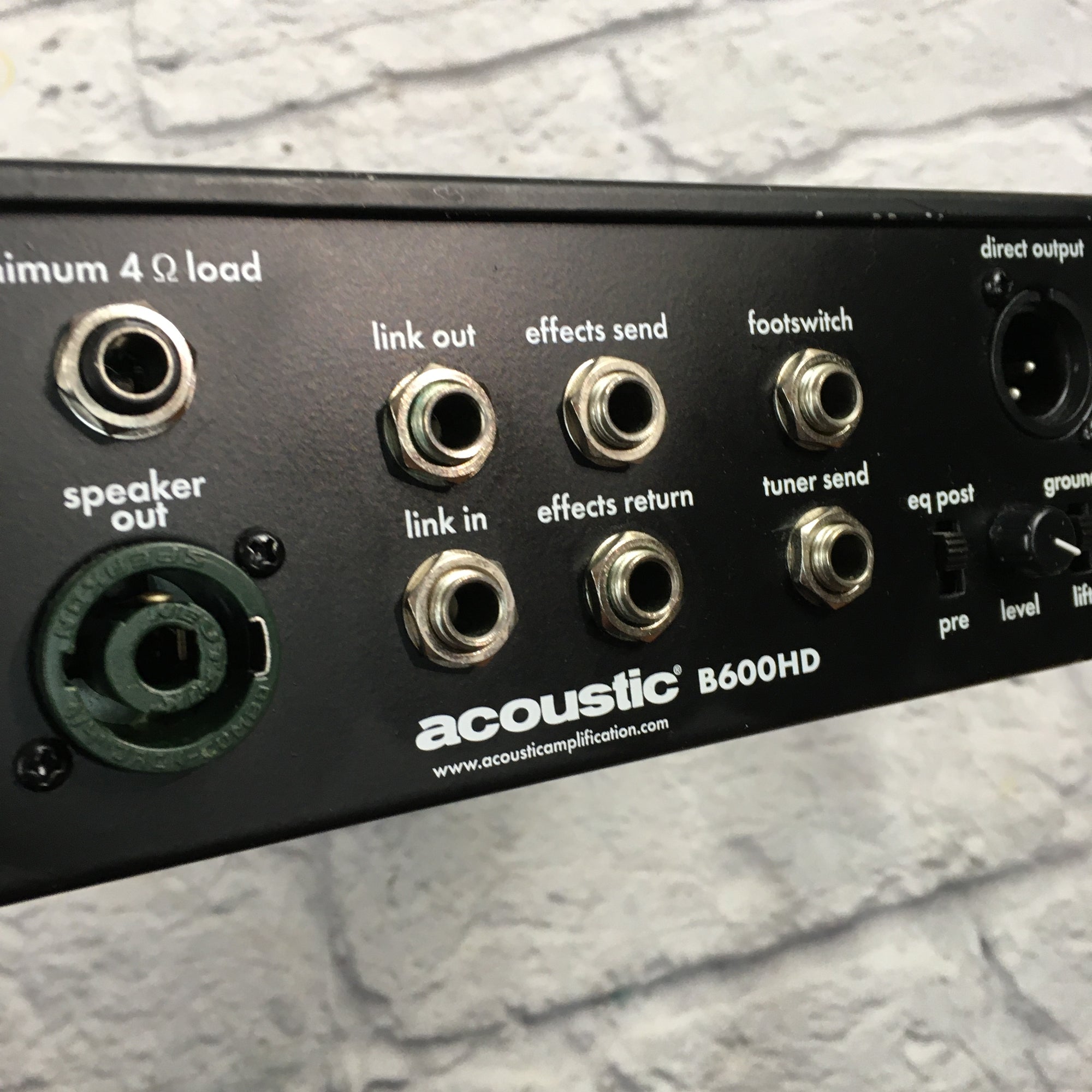 Acoustic B600HD Bass Head
