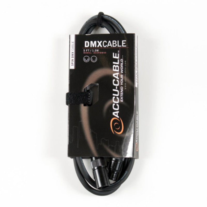 AccuCable AC5PDMX10 - DMX Cable - 5-Pin - 10'