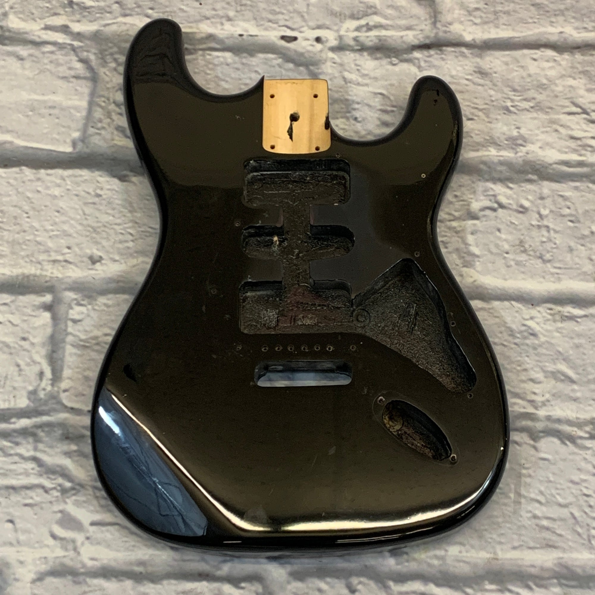 Project Electric Guitar Body Black