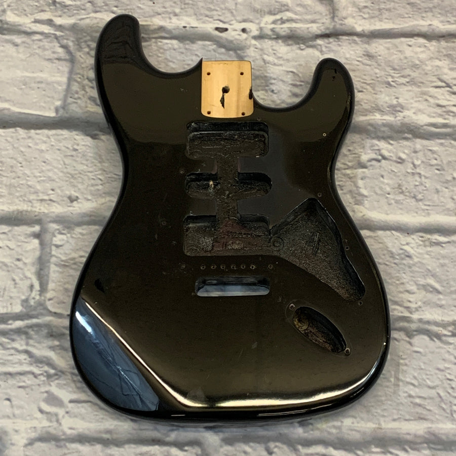Project Electric Guitar Body Black