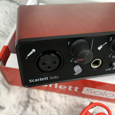 Focusrite Scarlett Solo 2nd Generation Interface