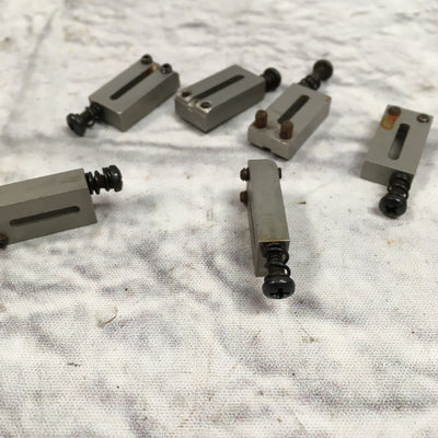 Fender 6pc Electric Guitar Bridge Saddle Set