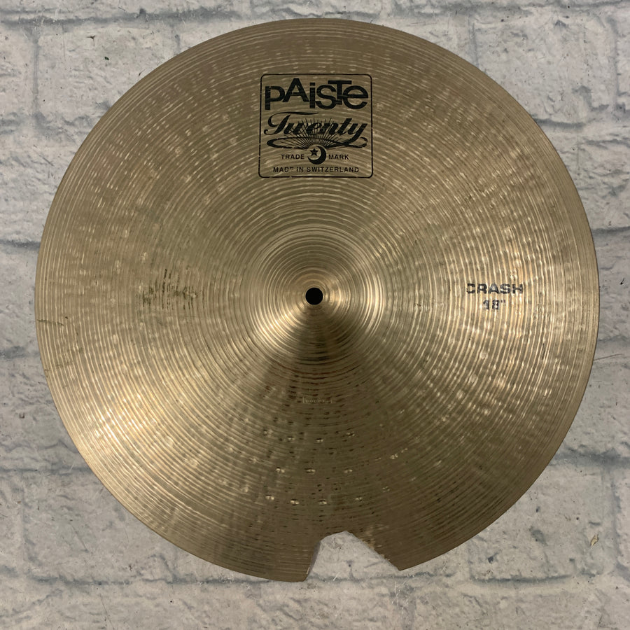 Paiste Twenty Series 18" Crash Cymbal CRACK