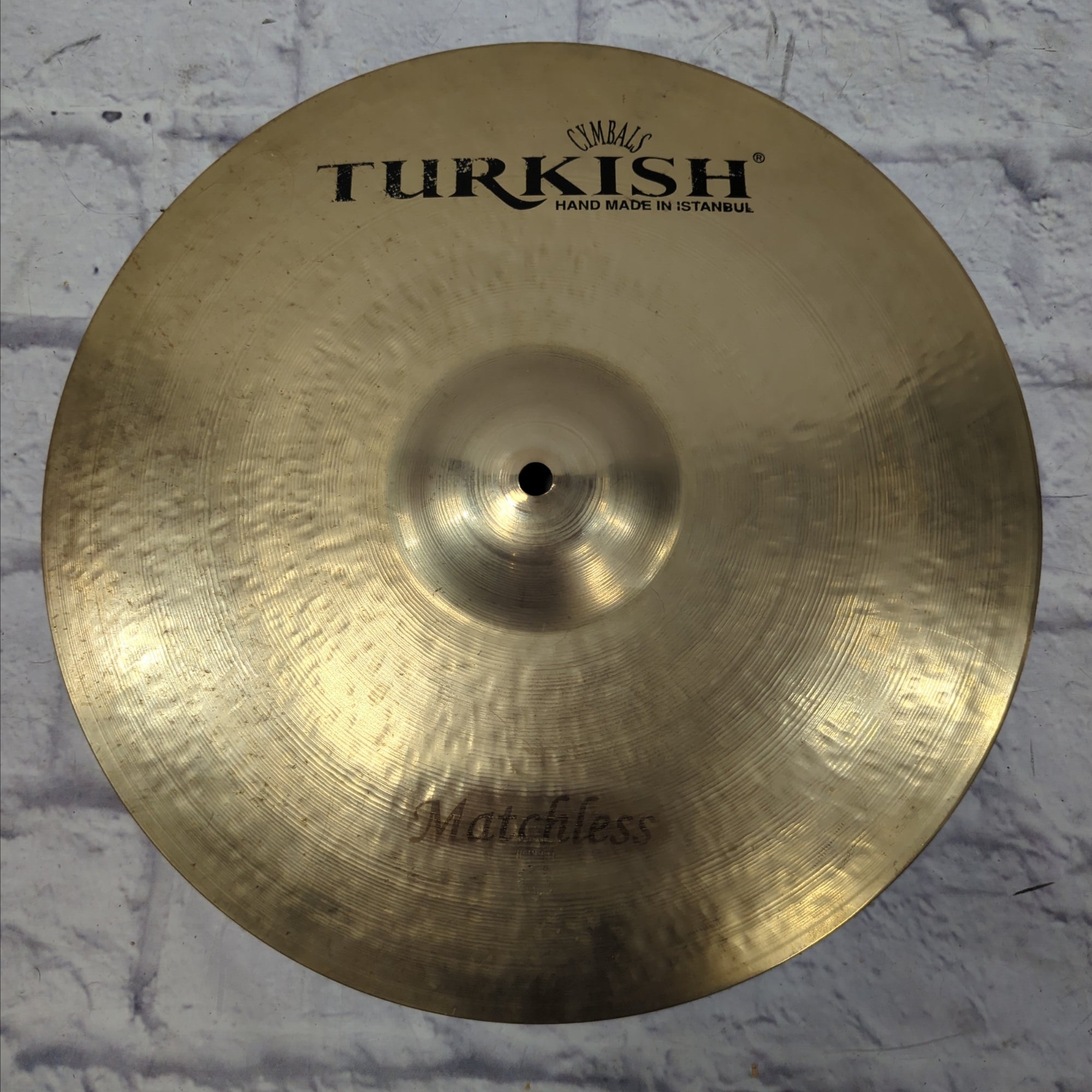 Turkish Cymbals 16 Matchless Crash Cymbal