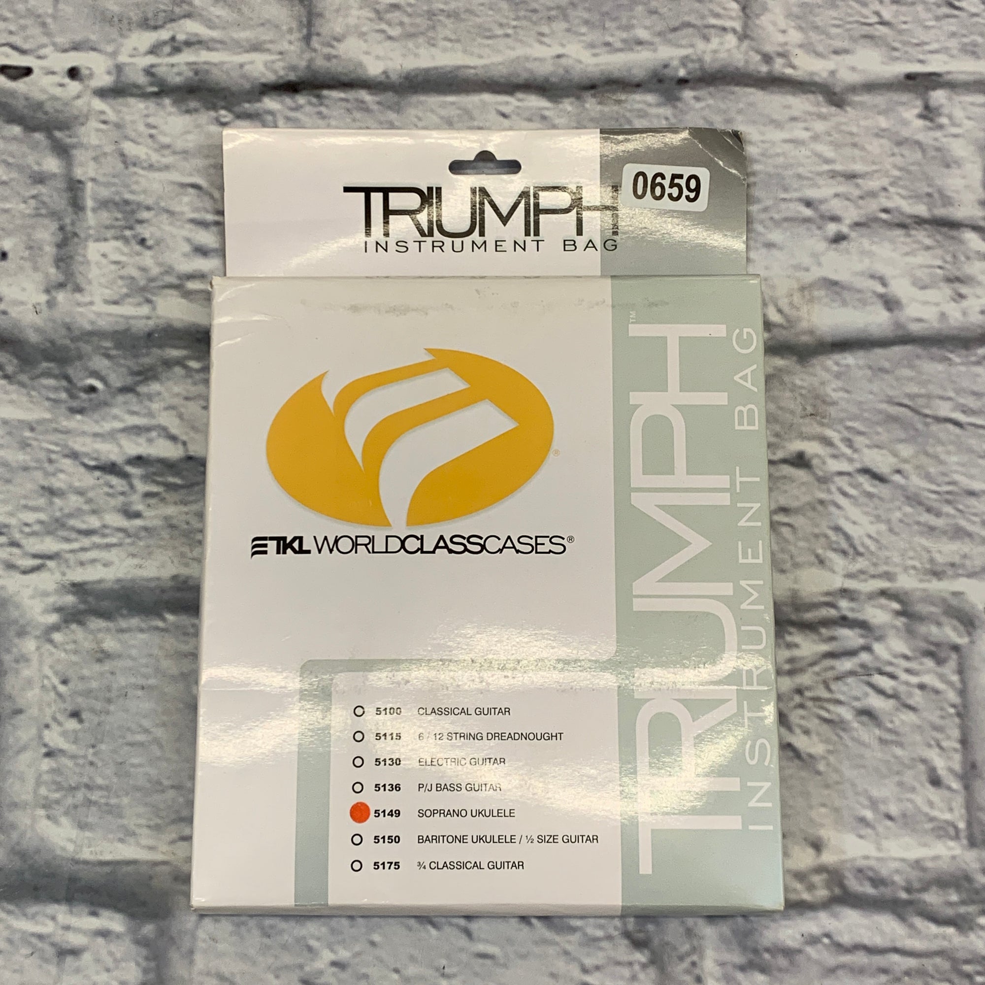 TKL Triumph 5149 Soprano Ukulele Uke Gig Bag