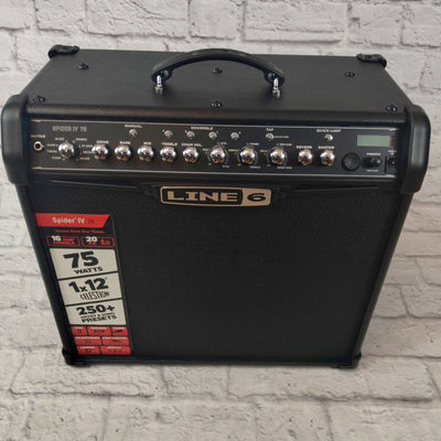 Line 6 Spider IV 75W 1x12 Modeling Guitar Combo Amp - New Old Stock