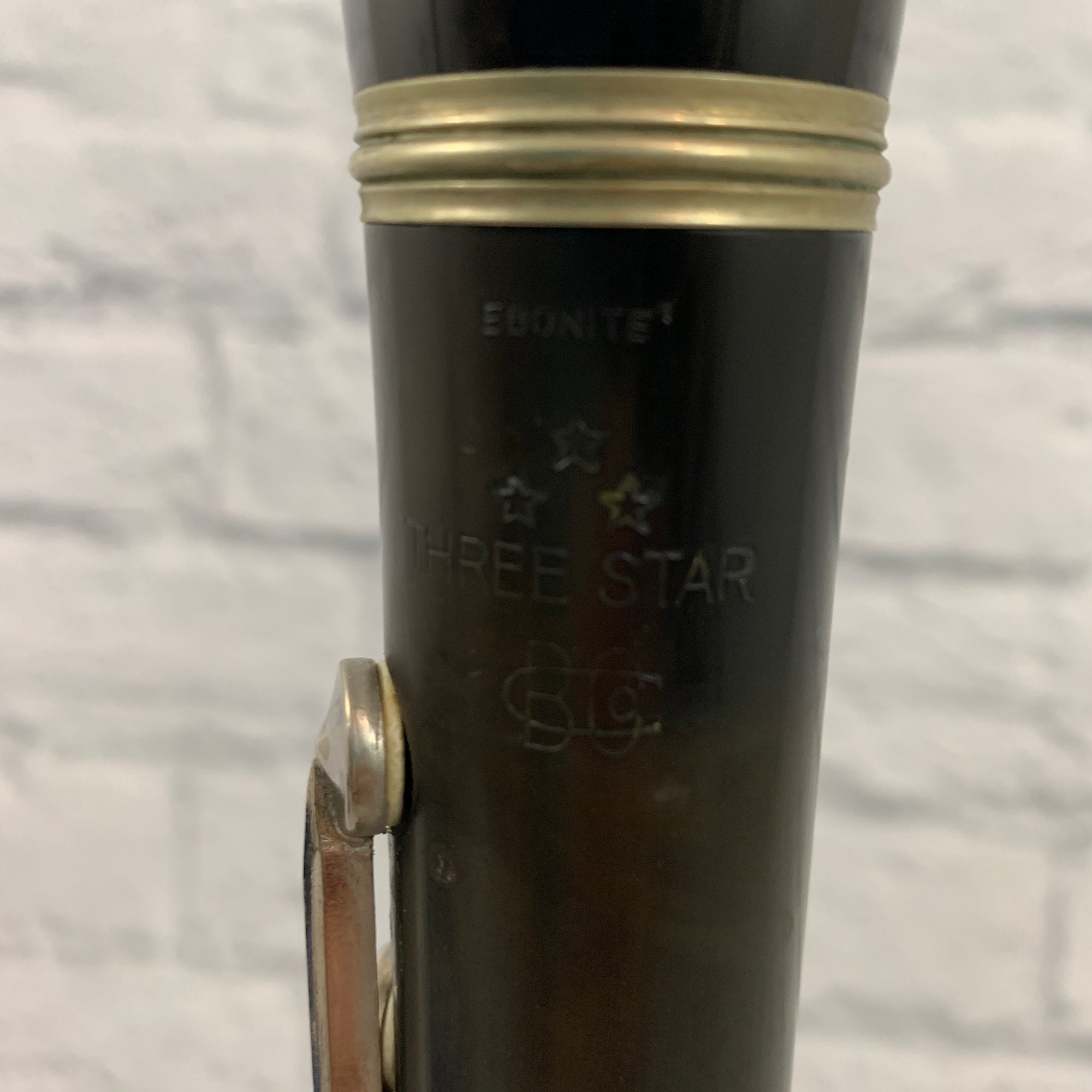 Three Star Bb Flat Ebonite Clarinet w/ Case