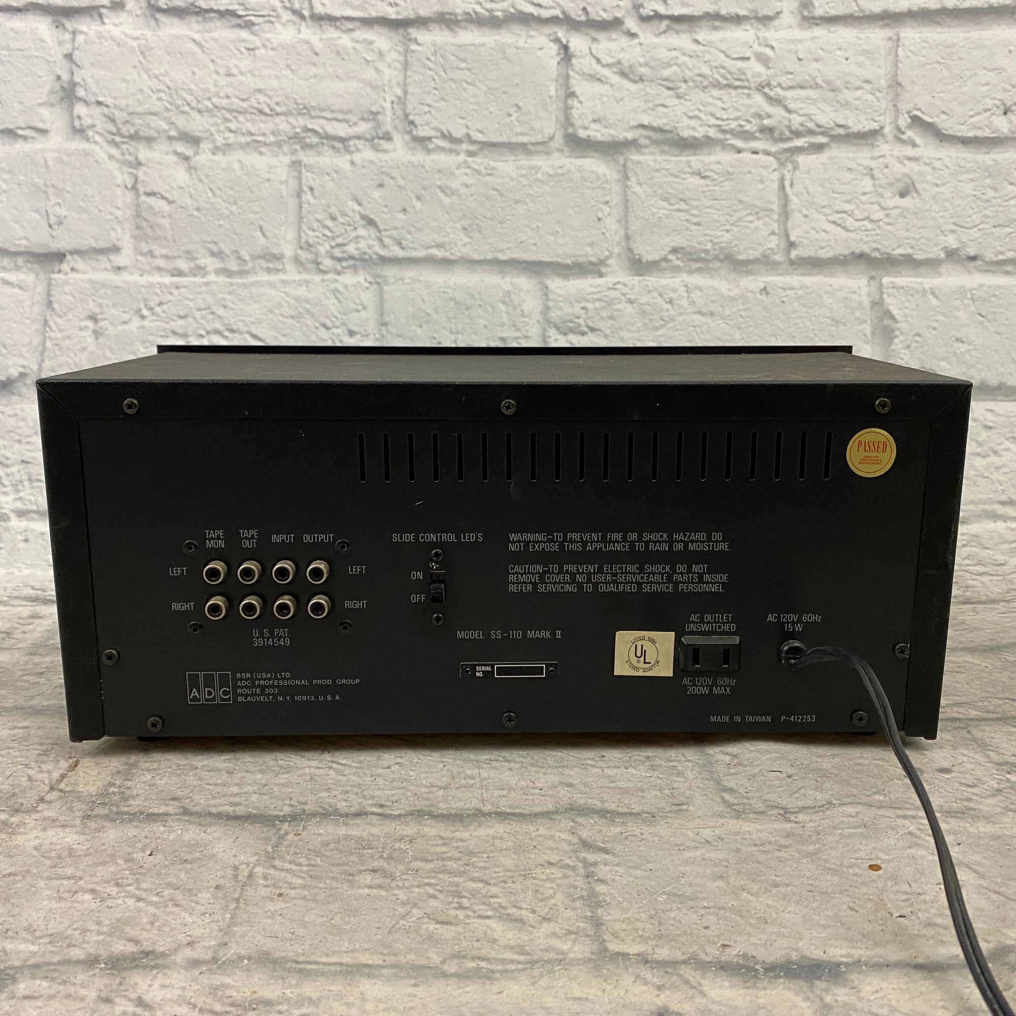 ADC Sound Shaper One Ten 110 mk II Home Audio Stereo Ten