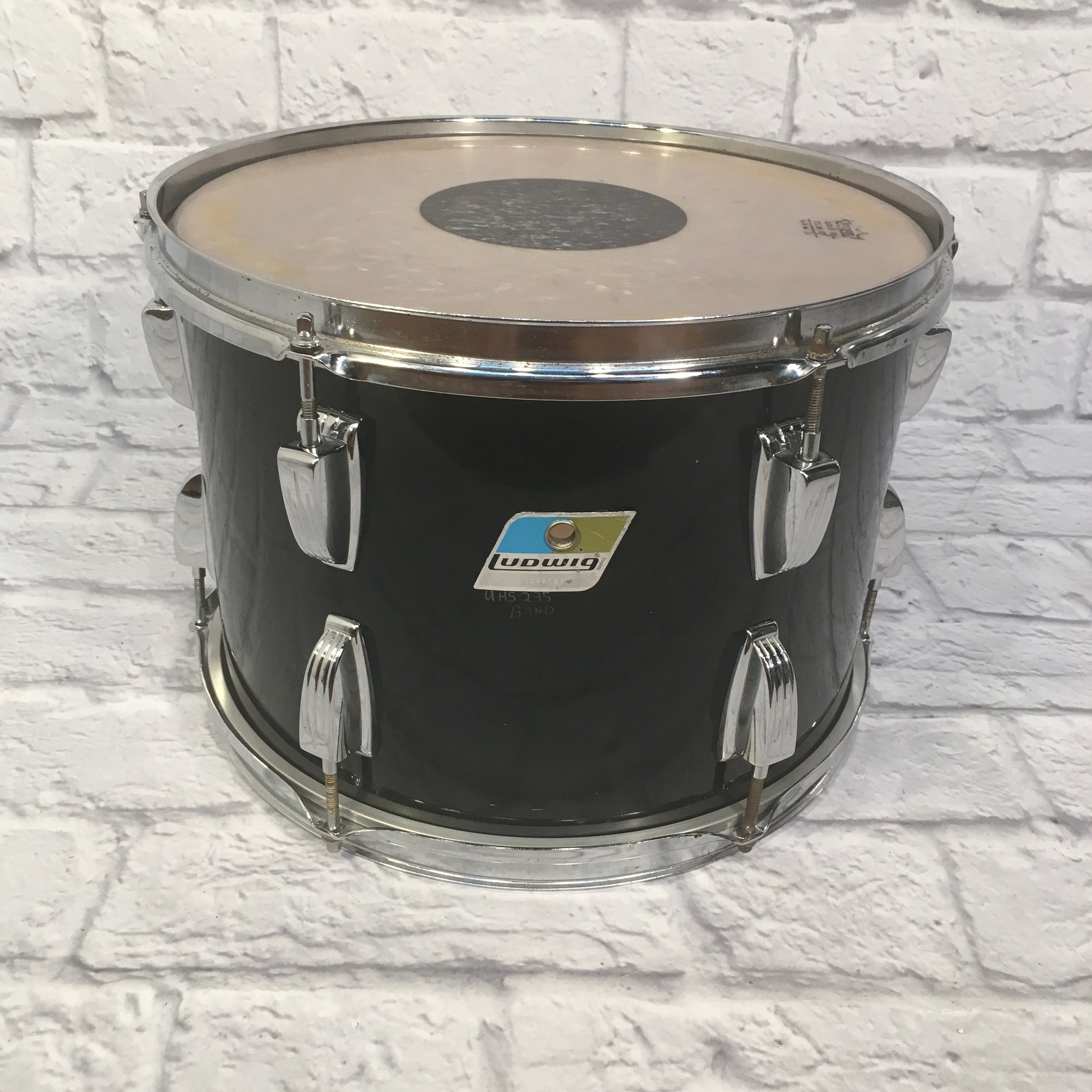 1976 Ludwig 13x9 Maple Black Cortex Rack Tom