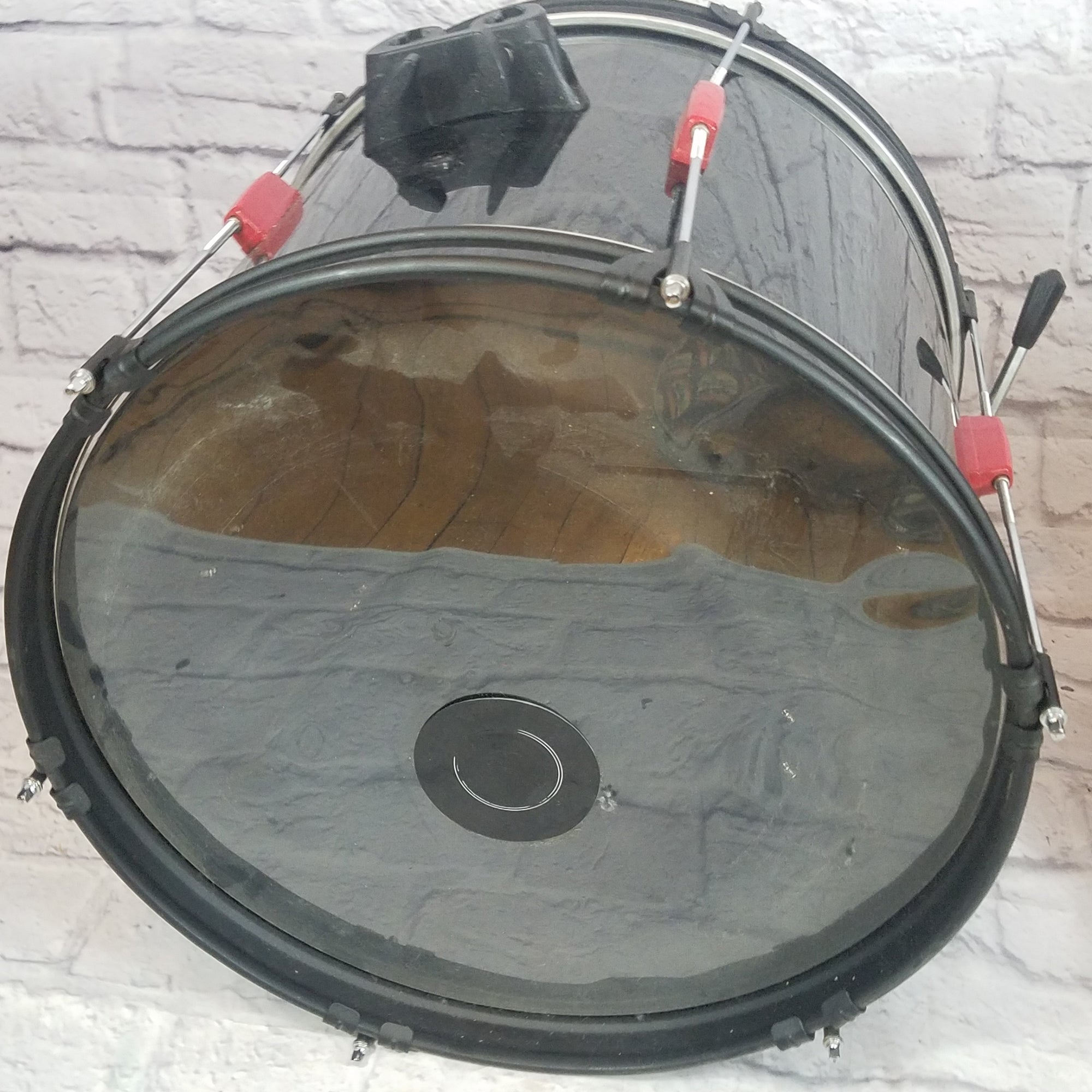 Unknown Black 3 Piece Junior Size Drum Kit