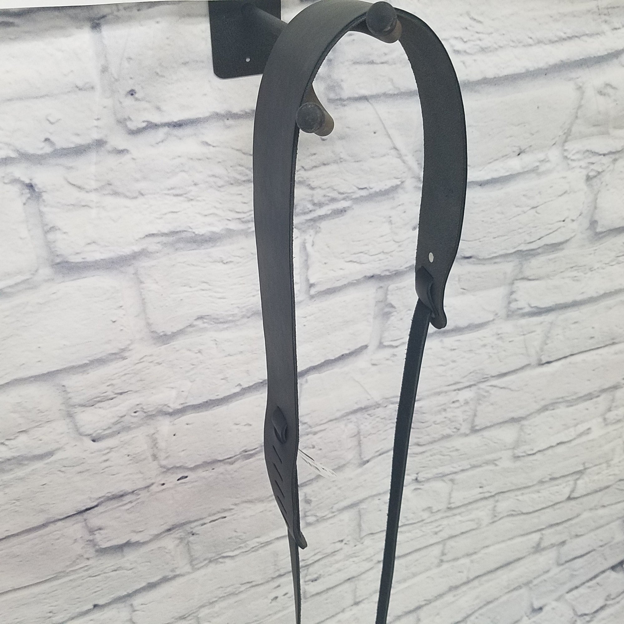 D"Addario Banjo Strap - Tie Style Black Leather