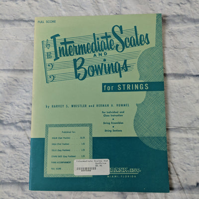 Intermediate Scales and Bowings - Full Score