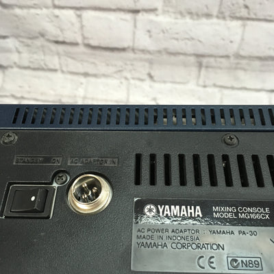 Yamaha MG166CX Passive Mixer w/ power supply