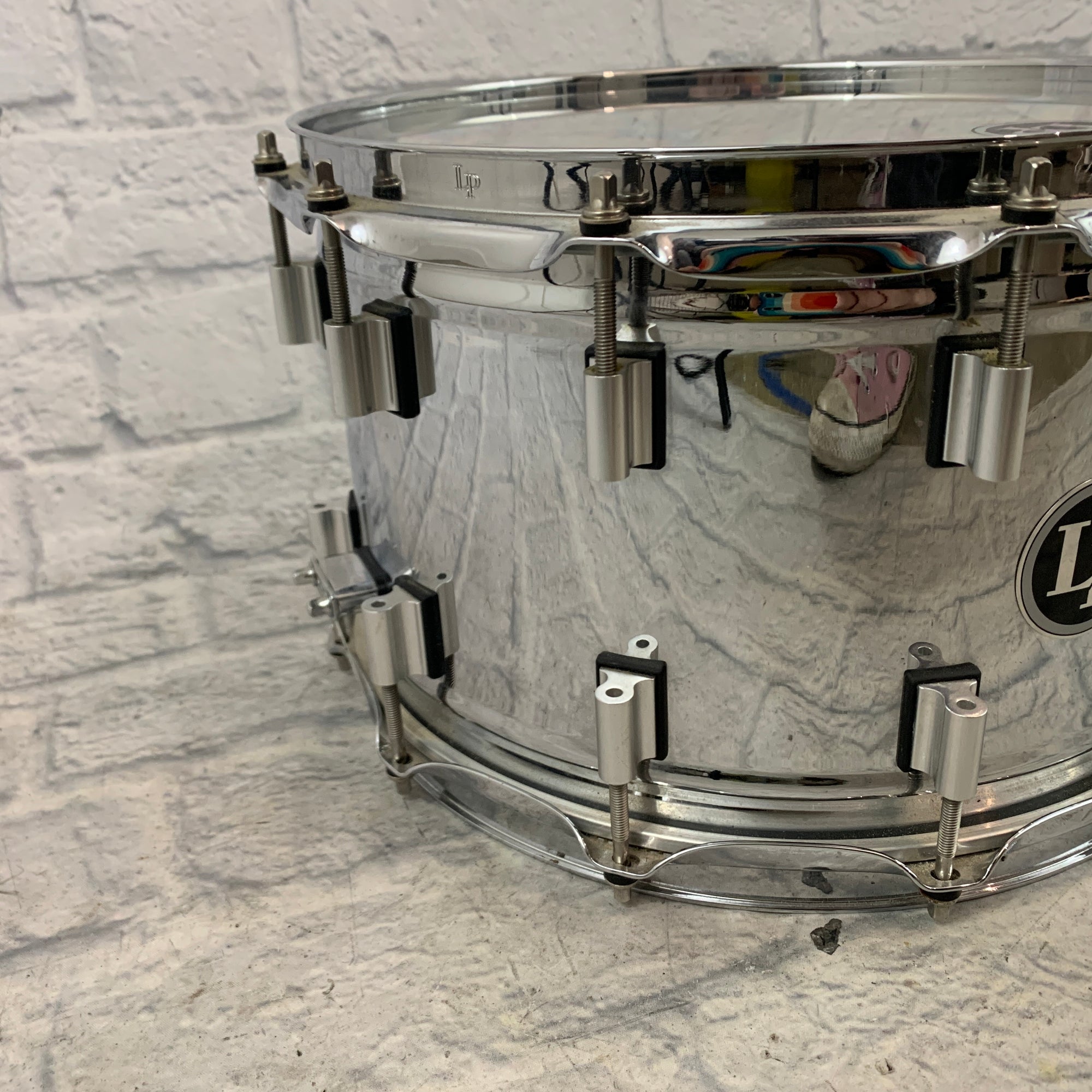 LP Latin Percussion Stainless Steel Banda Snare 8.5x14