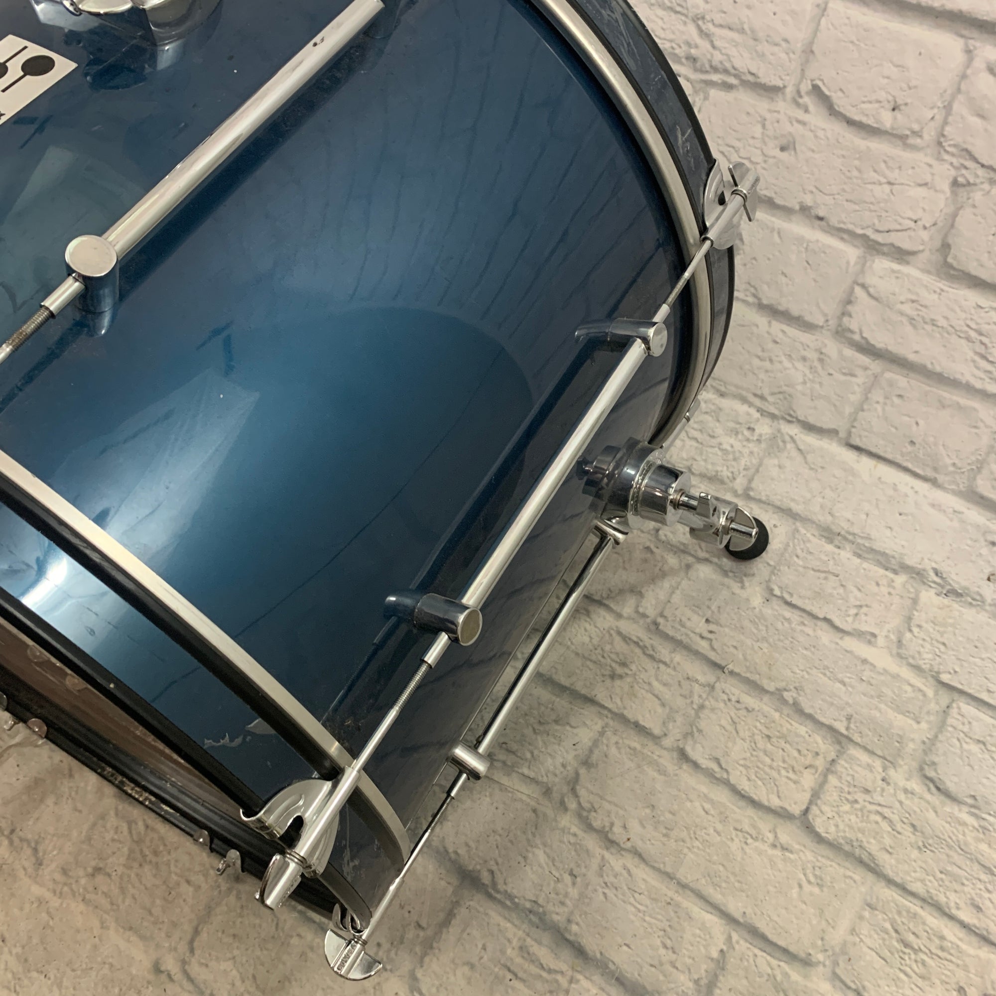 Sonor Force 2001 22" x 16" Bass Drum - Blue Wrap