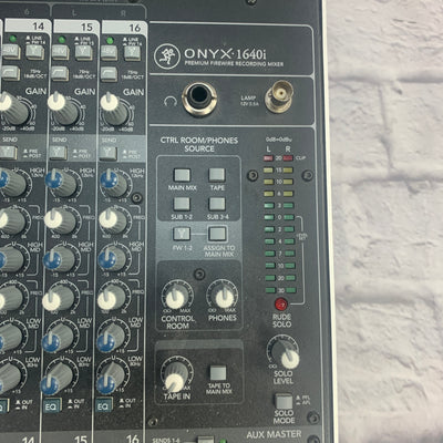 Mackie Onyx 1640i 16 Channel Mixer with Firewire