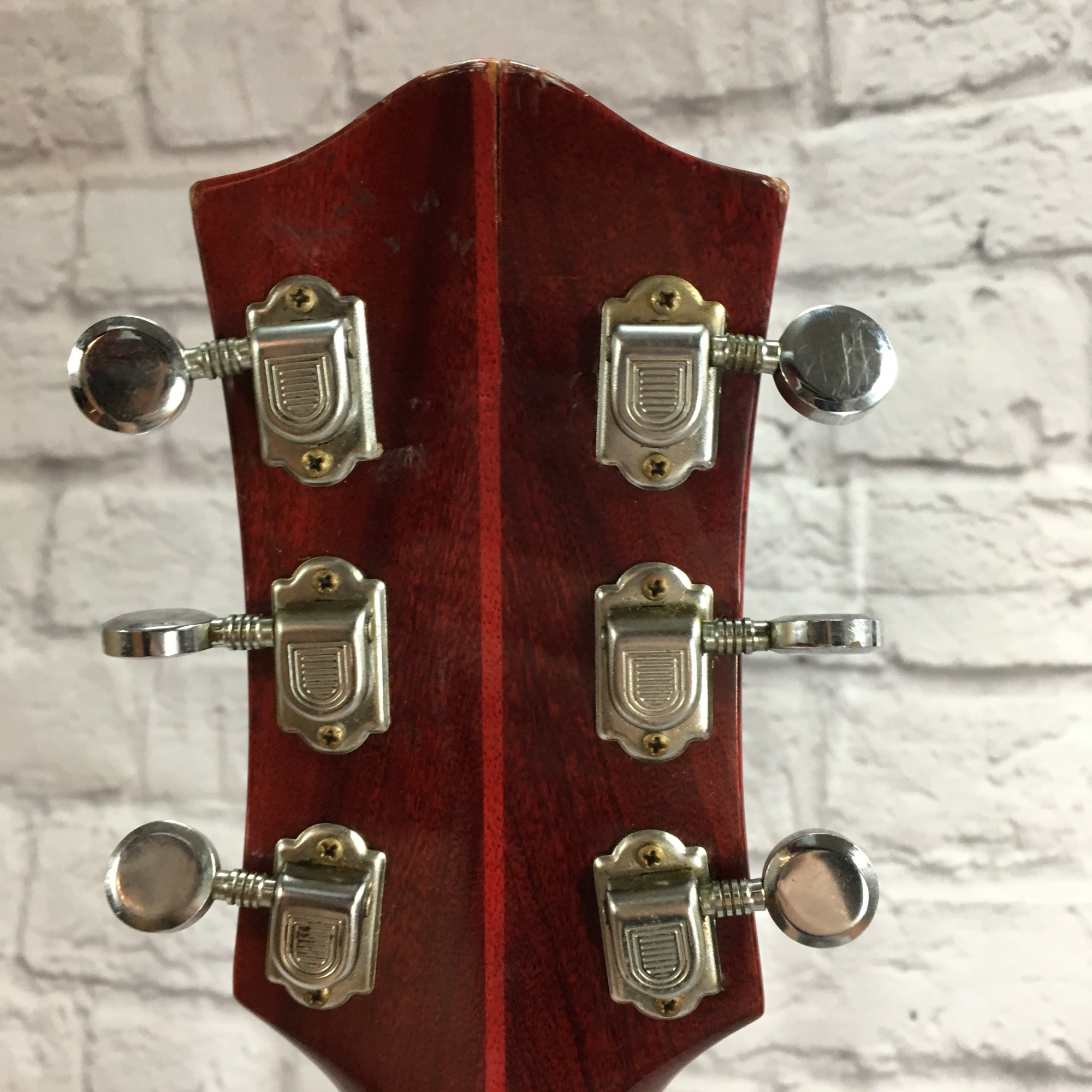 ** Vintage 1960's Stradavox Semi-Hollow Wine Red Guitar