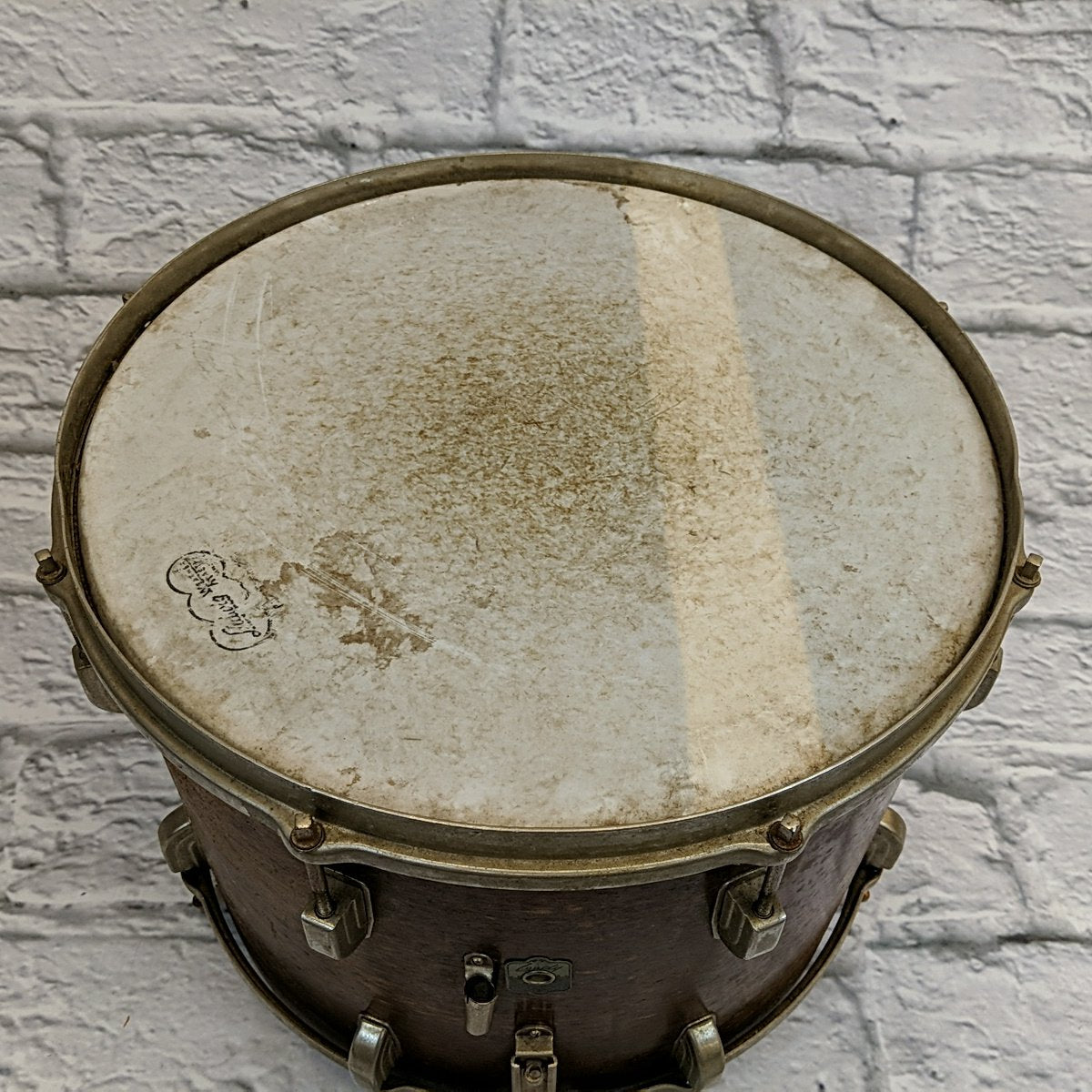 Vintage 1950s Leedy 12 x 15 Mahogany Project Snare