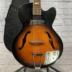 Vintage 1966 Japanese Decca DMI 500 Hollow Body