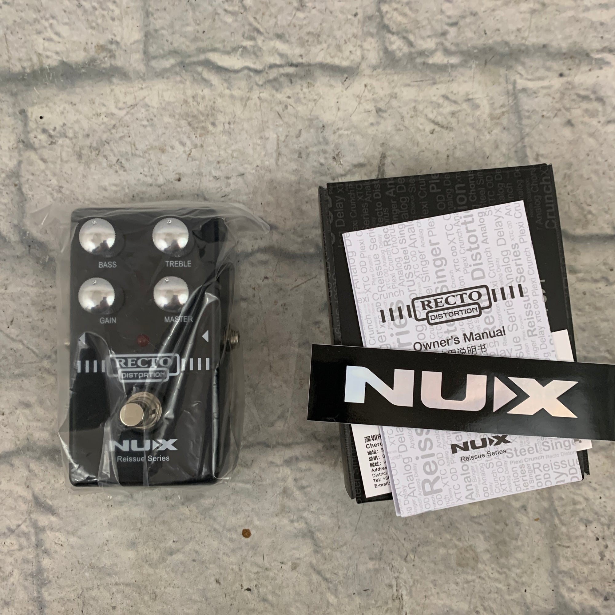 NuX Effects Reissue Series Recto Distortion Pedal