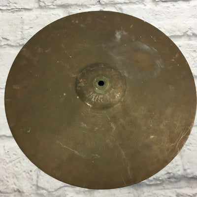 Vintage Japanese 14in Hi Hat Cymbal Pair