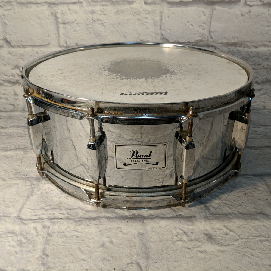 Pearl 14" Steel Shell Snare Drum