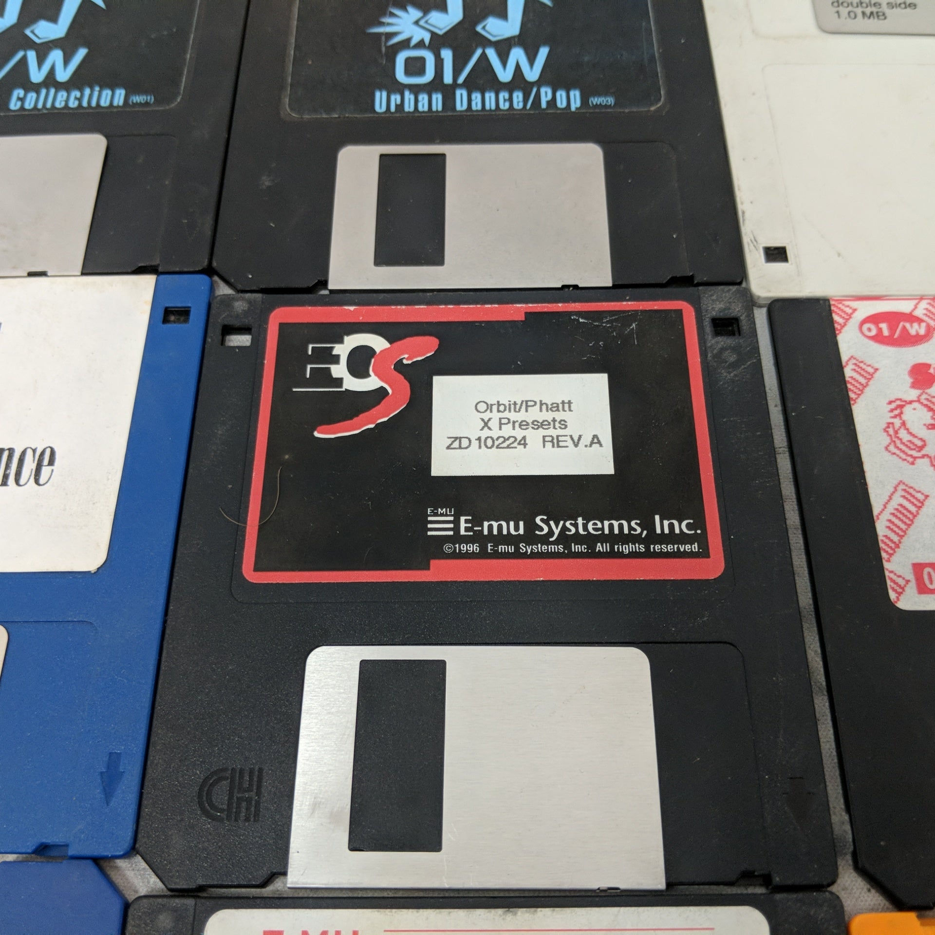 Korg & EMU Sound Library Floppy Disk Collection - Evolution
