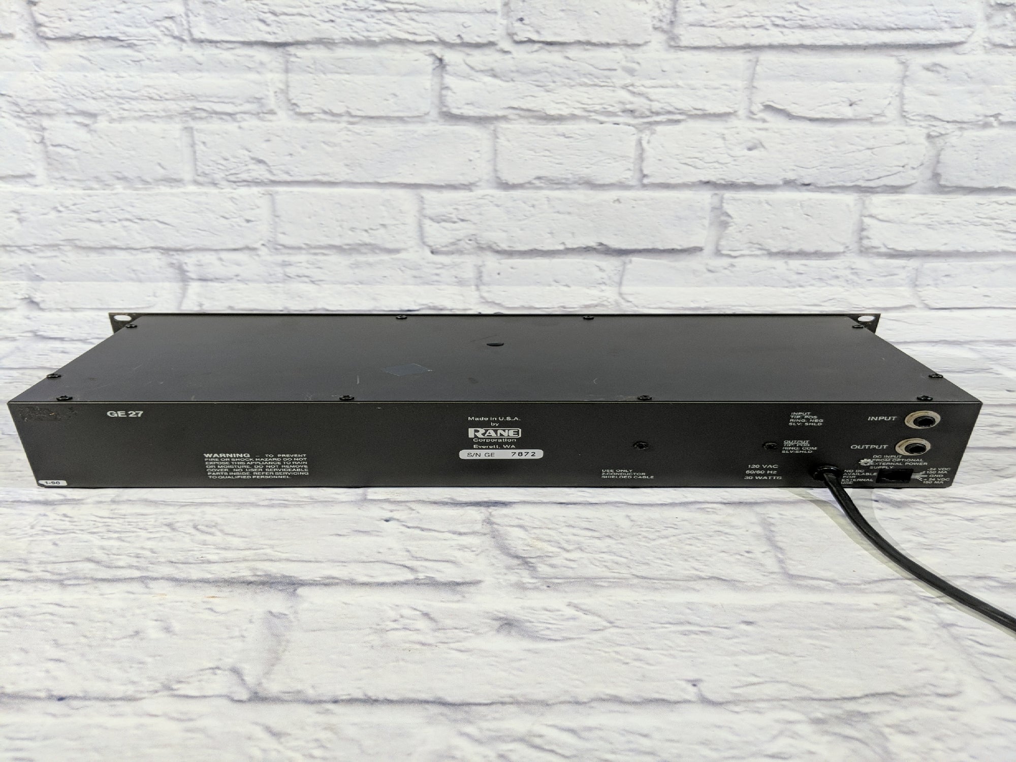 Rane GE-27 Equalizer