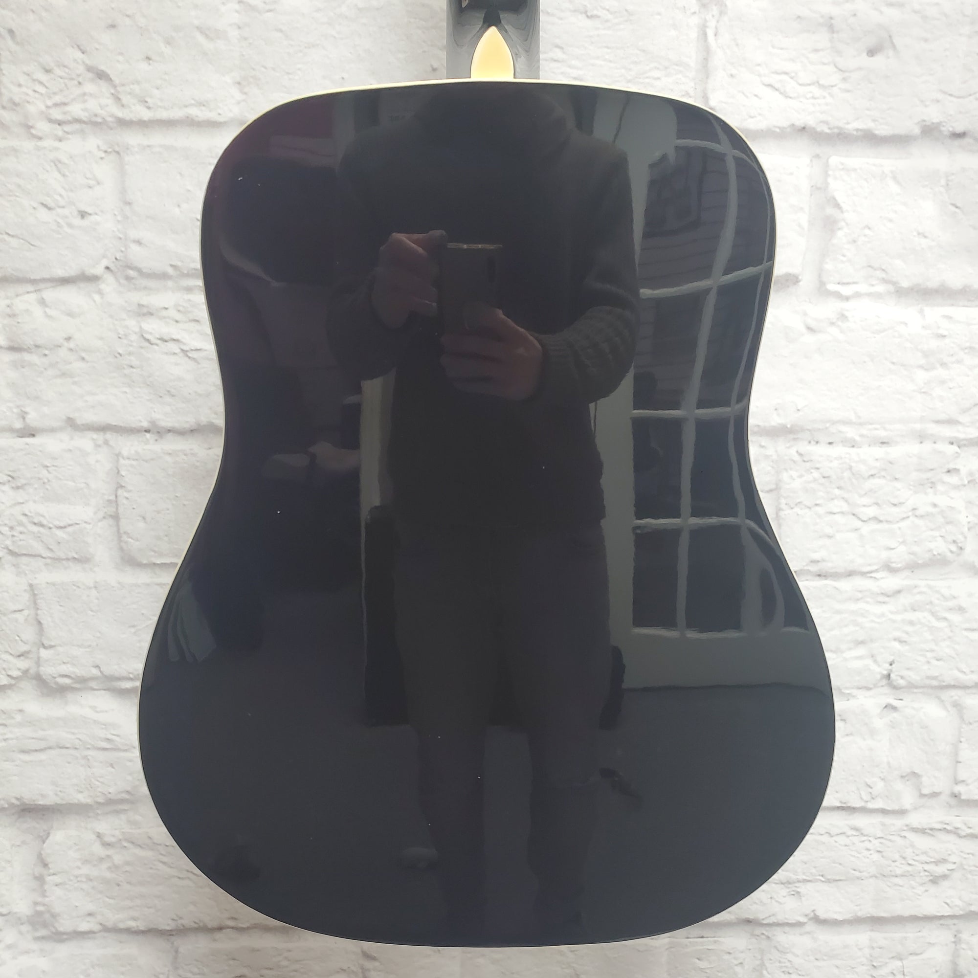 Carlo Robelli CW4102BXX Acoustic Guitar Black - Evolution Music