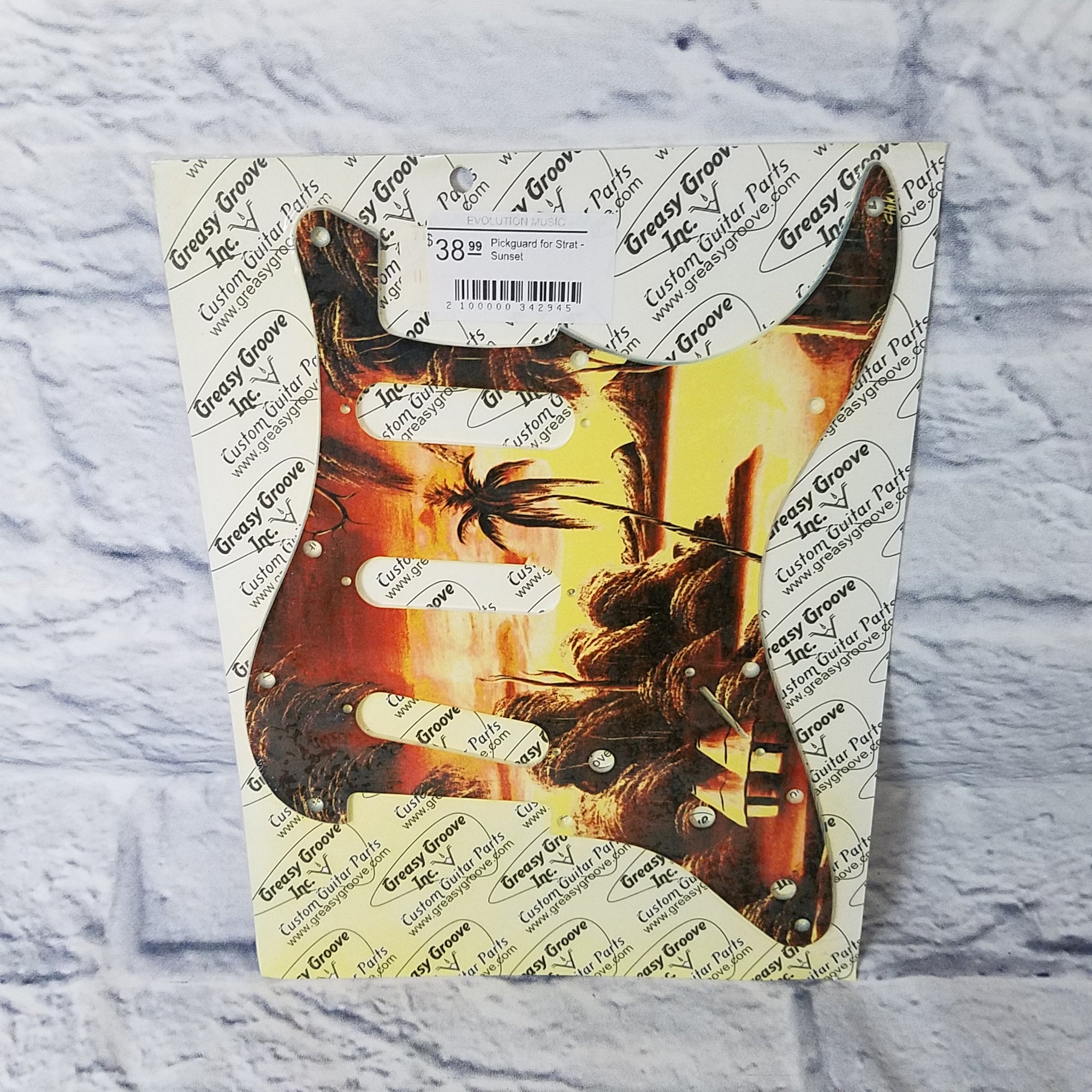 Pickguard for Strat - Tiki Sunset