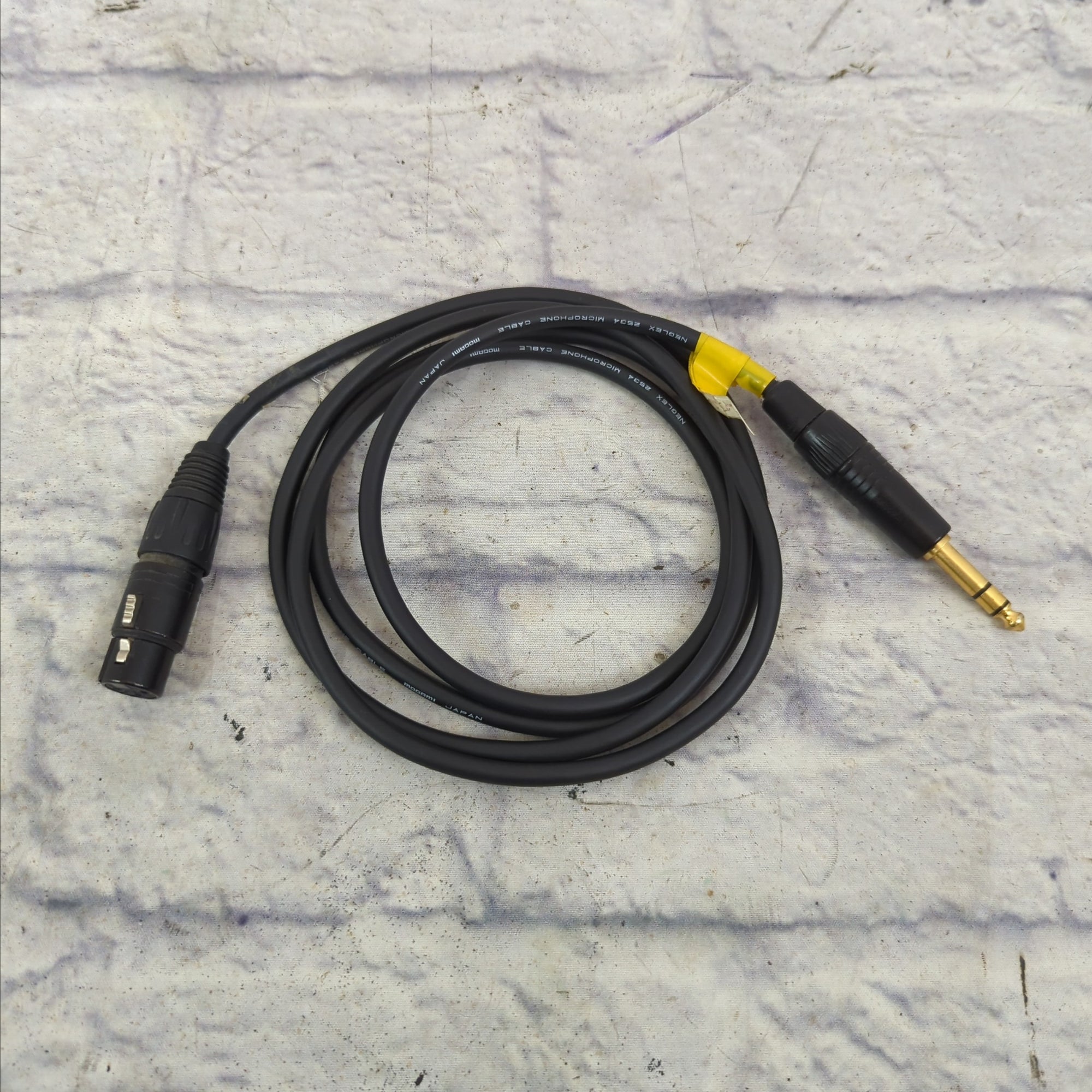 Mogami Gold Neglex 2534 Microphone Cable Stereo TRS 1/4 to XLR Female
