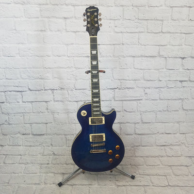 Epiphone Les Paul Standard Plustop Pro Trans Blue Electric Guitar
