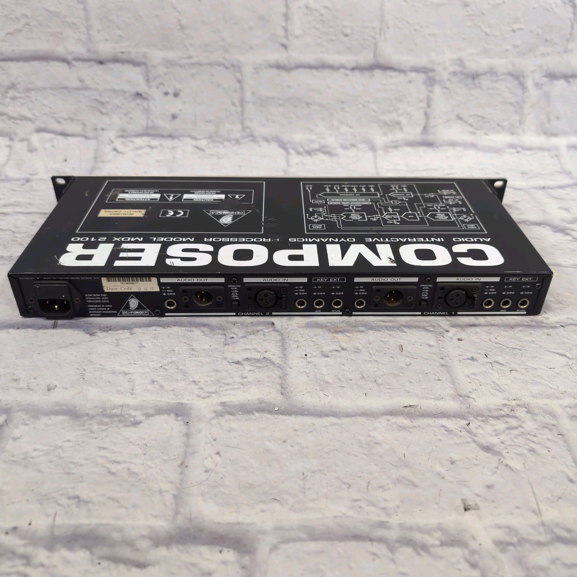 Behringer Composer MDX2100 Dynamics Processor Compressor Limiter Expander Rack